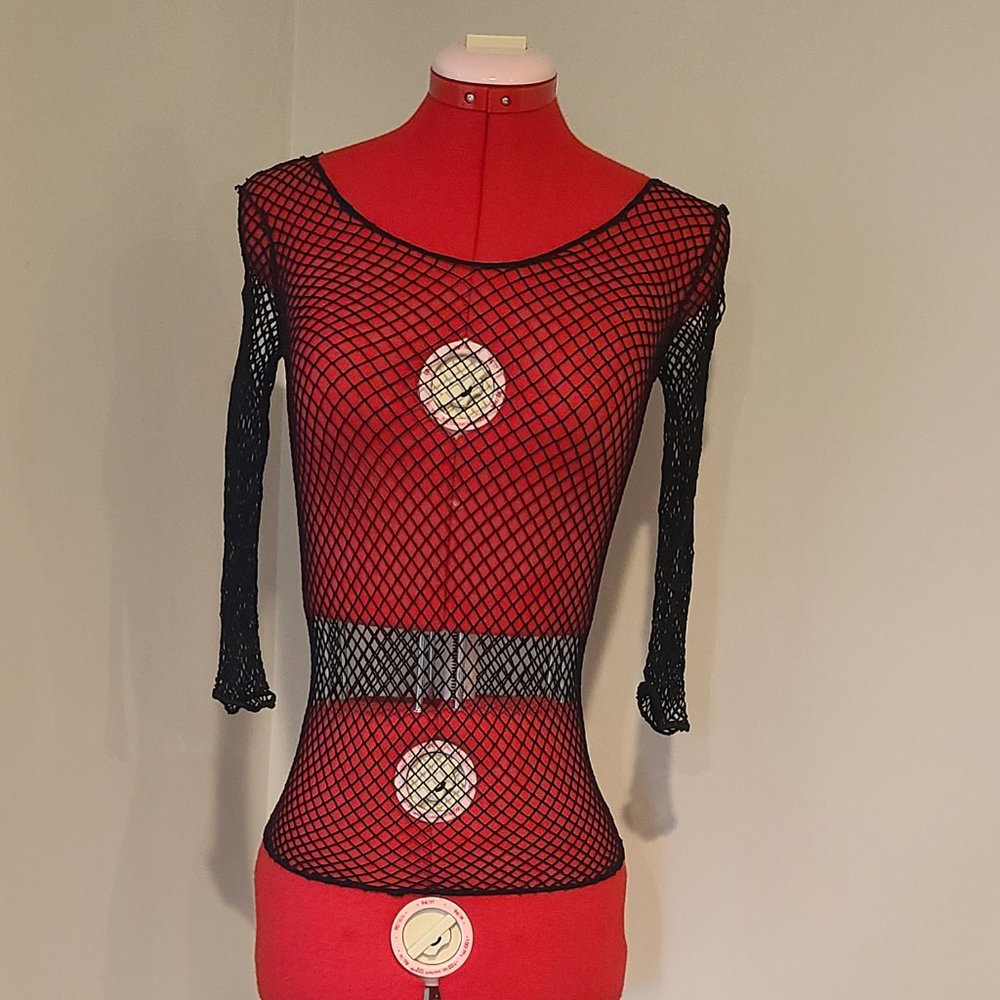 fishnet top